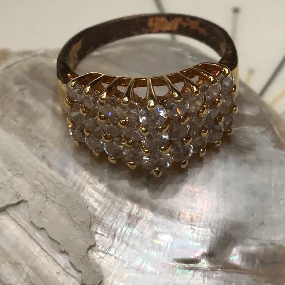 🥂 Mystery Italian Art Deco Inspired Vintage ring - Picture 5 of 17